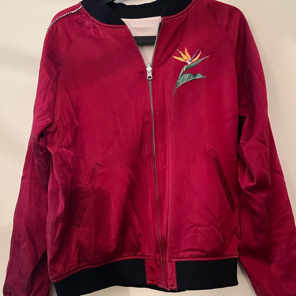 Opening Ceremony Souvenir Silk Satin Bomber Jacket - Picture 3 of 9